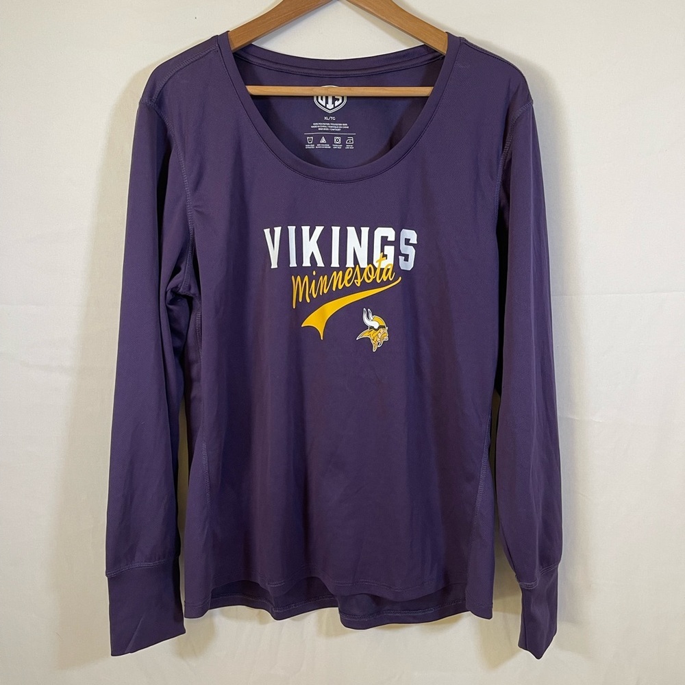Women’s Minnesota Vikings purple long sleeve shirt XL
